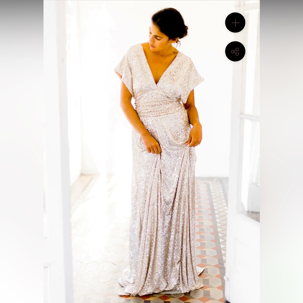 Convertible Sequin Boho Gown by Mimetik